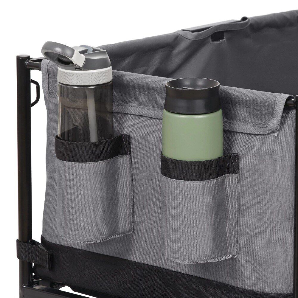 Beast-EZ-Fold-Maximum-Capacity-Heavy-Duty-Kid-Cargo-Camping-Equipment-Gray-Collapsible-Utility-Wagon-Outdoor-3